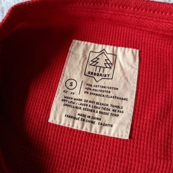 Arborist Drake general store red unisex onesie jumpsuit romper one piece pajamas - Picture 8 of 9